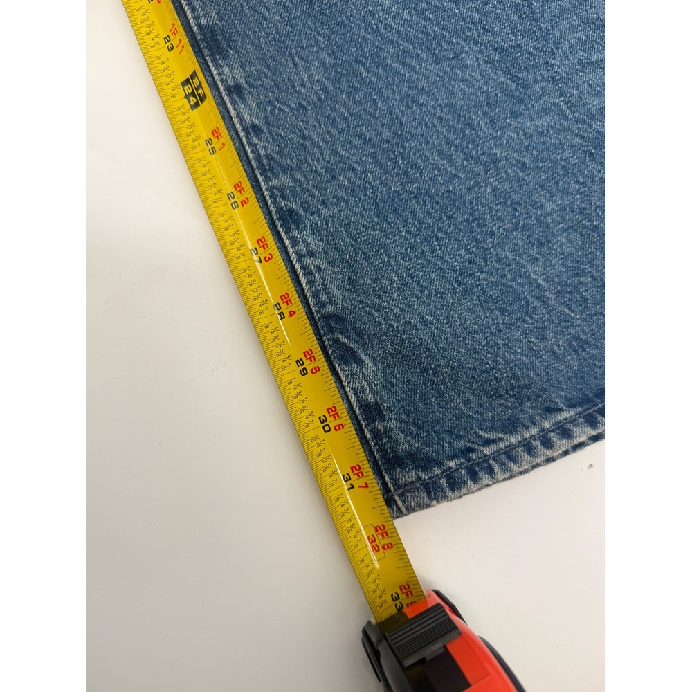 NWT MOTHER Superior The Ditcher Roller Zip Sneak Jeans 33 Wide Leg High Rise - Picture 7 of 10